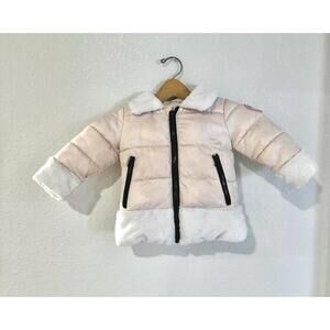 Jessica Simpson Pink Baby Girls' Puffer Jacket, Size 18M
